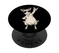 Rock On Goat - Señal de Mano con Gafas de PopSockets PopGrip Adhesivo