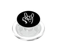 Rock On Hand Sign Symbol Gesto Rock Lover Gift Men Women PopSockets PopGrip para MagSafe
