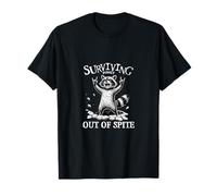 Rock On Raccoon, divertido diseño de animales de heavy rock Camiseta
