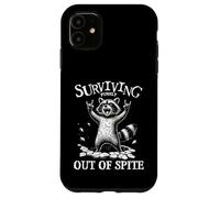Rock On Raccoon, divertido diseño de animales de heavy rock Carcasa para iPhone 11