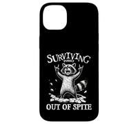 Rock On Raccoon, divertido diseño de animales de heavy rock Carcasa para iPhone 14 Plus