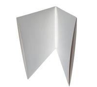 Rock On Wall - Juego de 3 fundas de cartón Gatefold blancas 33T - Estuche doble vinilo LP de cartón duro 300 g/m² - Reemplazo y protección de discos de vinilo