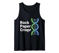Rock Paper Crispr Ciencia de biología de ADN genético - Camiseta sin Mangas