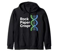Rock Paper Crispr Ciencia de biología de ADN genético - Sudadera con Capucha