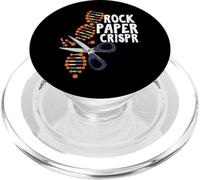 Rock Paper Crispr DNA Biólogo Ingeniería Genética Ciencia PopSockets PopGrip para MagSafe