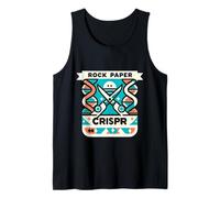 Rock Paper Crispr Genetic DNA Biology Science |- Camiseta sin Mangas