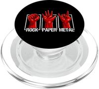 Rock Paper Heavy Metal Funny Rock Music Fan Band Musician PopSockets PopGrip para MagSafe