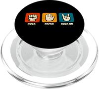 Rock Paper Rock On Metal Banda Músico Rock On PopSockets PopGrip para MagSafe