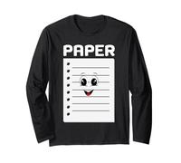 Rock Paper Scissors Group - Camiseta de Disfraz de Halloween Manga Larga