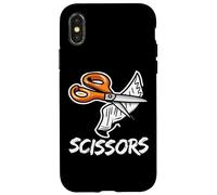 Rock Paper Scissors Group Halloween Costume tee Carcasa para iPhone X/XS