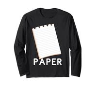 Rock Paper Scissors Group Halloween Costume tee Manga Larga