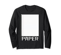 Rock Paper Scissors Group Halloween Costume tee Manga Larga