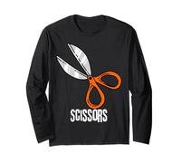 Rock Paper Scissors Group Halloween Costume tee Manga Larga