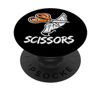 Rock Paper Scissors Group Halloween Costume tee PopSockets PopGrip Adhesivo