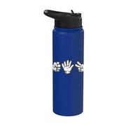 Rock Paper Scissors Group Halloween Costume Tee Stainless Steel Insulated Water Bottle