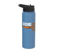 Rock Paper Scissors Group Halloween Costume Tee Stainless Steel Insulated Water Bottle