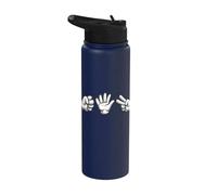 Rock Paper Scissors Group Halloween Costume Tee Stainless Steel Insulated Water Bottle