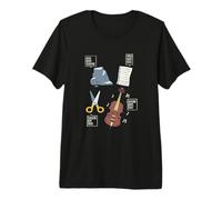 Rock Paper Scissors: Nada supera a la música de Orquesta para violonch Camiseta Premium