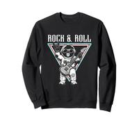 Rock & Roll Astronauta Guitarra Space Vibes Sudadera