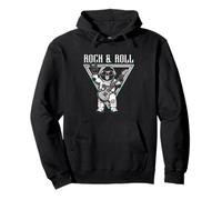 Rock & Roll Astronauta Guitarra Space Vibes Sudadera con Capucha