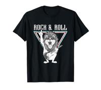 Rock & Roll Cool Lion Music Vibes Camiseta