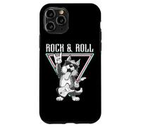 Rock & Roll Dog Playing Guitarra Eléctrica Carcasa para iPhone 11 Pro