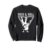 Rock & Roll Duck Guitarra Cool Vibes Fun Sudadera