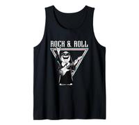Rock & Roll Fun Guitarra Tocando Monja Camiseta sin Mangas