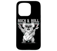 Rock & Roll Guitarra Cool Koala Vibes Carcasa para iPhone 15 Pro