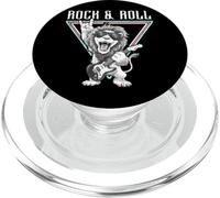 Rock & Roll Lion con Guitarra Cool Vibe PopSockets PopGrip para MagSafe
