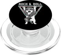 Rock & Roll Lion Guitarra Triángulo Vibes PopSockets PopGrip para MagSafe