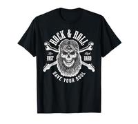 Rock & Roll Live Fast Save Your Soul Hard Rocker Concert Camiseta