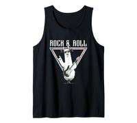 Rock & Roll Llama con Guitarra Fun Vibes Camiseta sin Mangas