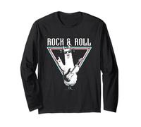 Rock & Roll Llama con Guitarra Fun Vibes Manga Larga