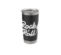 Rock & Roll Música Estilo Género Guitarra Banda de rock Vaso térmico de acero inoxidable de doble pared