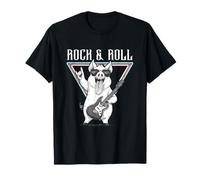 Rock & Roll Pig Guitarrista Fun Vibes Camiseta