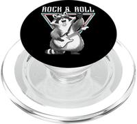 Rock & Roll Raccoon Cool Vibes Diversión PopSockets PopGrip para MagSafe