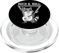 Rock & Roll Raccoon Guitarra Diversión PopSockets PopGrip para MagSafe