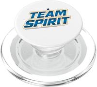 Rock & Roll Your Healthy Life Style Team Spirit Azul Oro PopSockets PopGrip para MagSafe