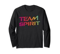 Rock & Roll Your Healthy Life Style Team Spirit Moda Manga Larga