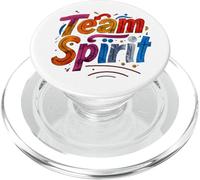 Rock & Roll Your Healthy Life Style Team Spirit Rainbow PopSockets PopGrip para MagSafe