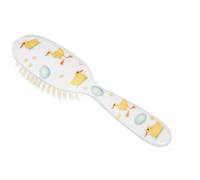 Rock & Ruddle Cepillo de pelo natural de cerdas de jabalí mixtas para mujeres y niños (tamaño pequeño/de viaje, 17,5 cm), perfecto para cabello húmedo o seco, desenredante, secado suave, fabricado en
