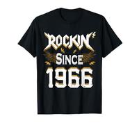 Rock Since 1966 59th Birthday 59 Years Old Bday Men Women Camiseta