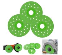 Rock Slab Flat Grinding Cutting Piece, Diamond Chamfered Saw Blades, Rock Slab Cutting Disc, Glass Cutting Disc, Indestructible Disc for Cutting and Grinding Tile and Marble (3pcs)