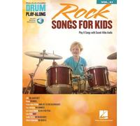 Rock songs for kids batterie +enregistrements online: Drum Play-Along Volume 41 (Hal Leonard Drum Play-along, 41)