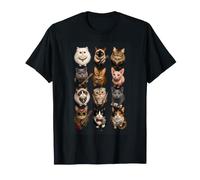 Rock Star Cats Punk Band Kittens Rock'n Roll Regalos Divertidos Camiseta