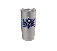 Rock Star Lightning Vaso térmico de acero inoxidable de doble pared