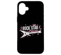Rock Star Princess Guitarra Música Carcasa para iPhone 16 Plus