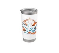 Rock Star Templar Star Edición Especial Vaso térmico de acero inoxidable de doble pared