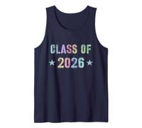 Rock Stars Class of 2026 Graduación Hello Seniors Vintage Camiseta sin Mangas